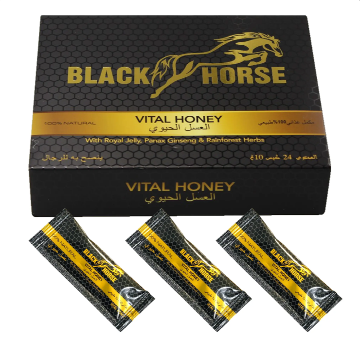 Black-Horse SenTura Gold Royal Honey – 24 Packs x 10 Grams - Image 6