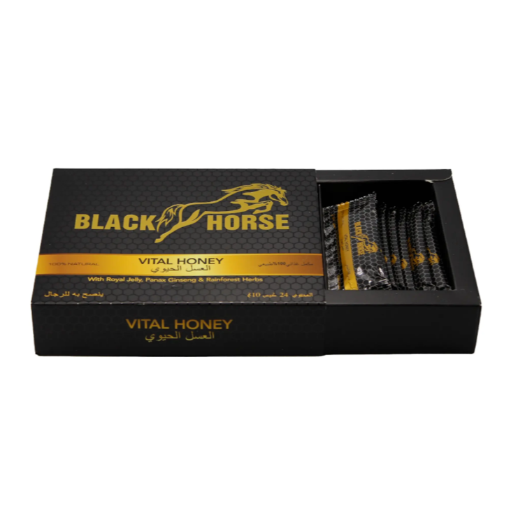 Black-Horse SenTura Gold Royal Honey – 24 Packs x 10 Grams - Image 2